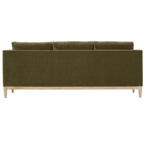 Leo Express Velvet Sofa-Blue Hand Home