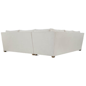 Lilah Sectional - Plush Crypton Chenille-Blue Hand Home