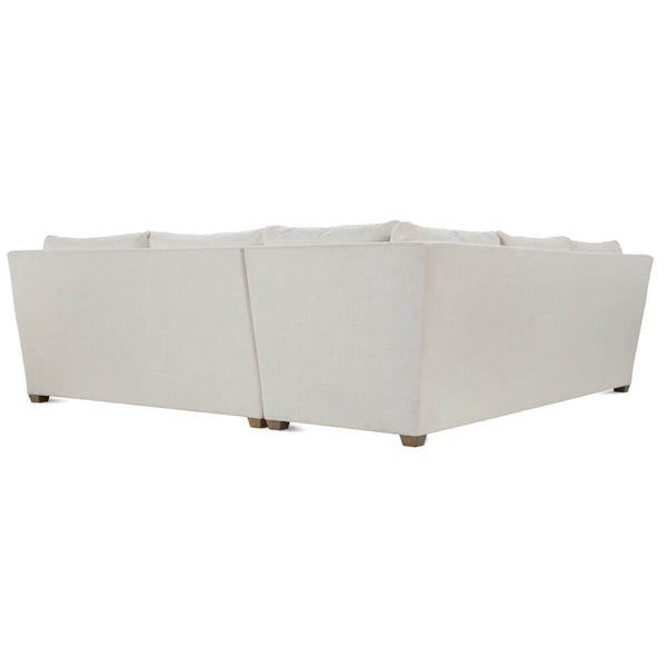 Lilah Sectional - Plush Crypton Chenille-Blue Hand Home