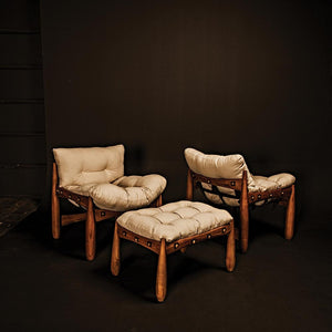 Dante Stool with cFc Upholstery by Noir-Blue Hand Home