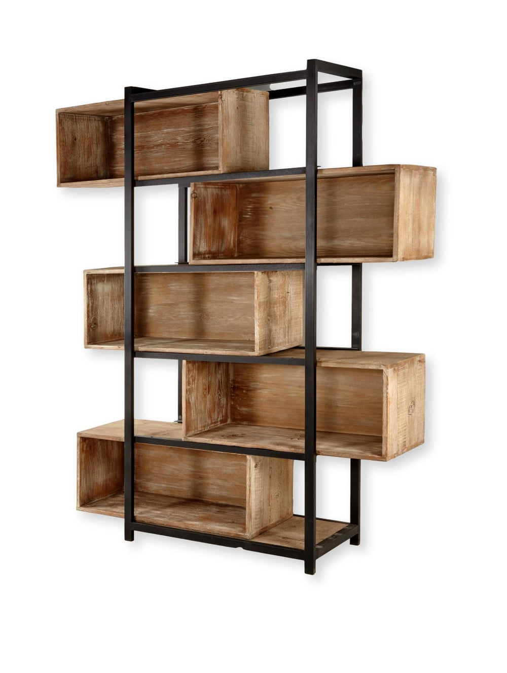 Mary Lou Cube Bookcase-Blue Hand Home