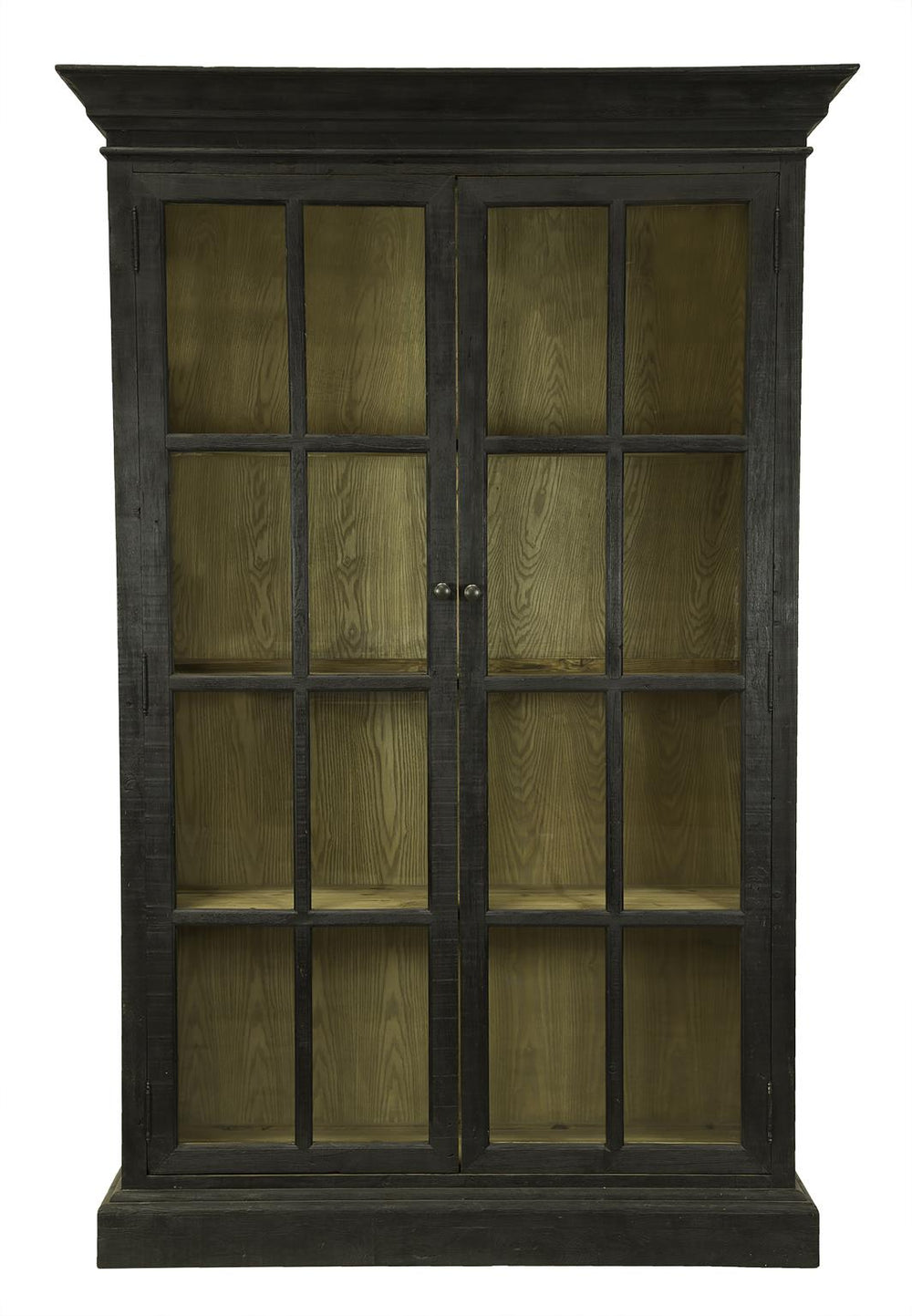Ebony Library Cabinet-Blue Hand Home