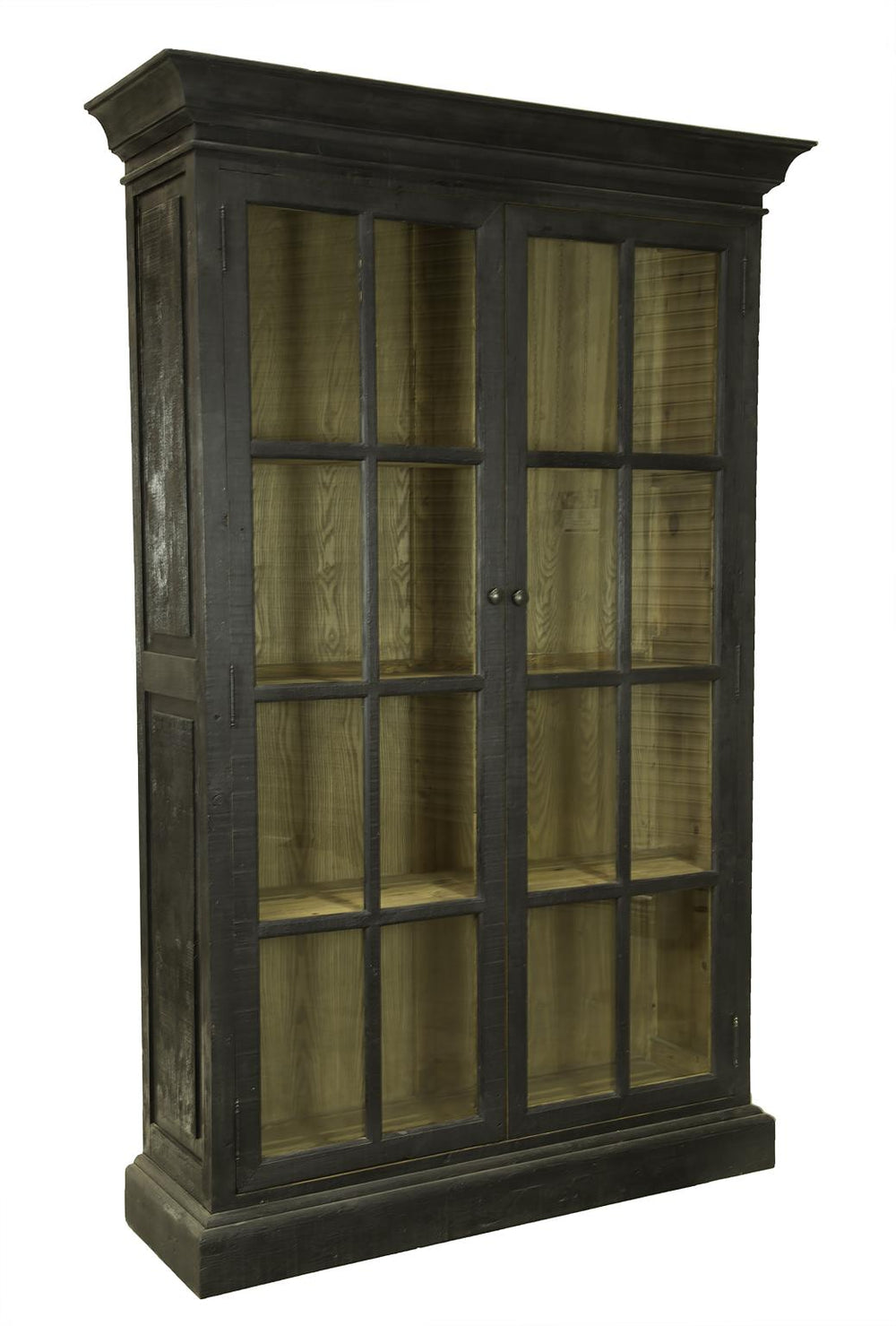 Ebony Library Cabinet-Blue Hand Home
