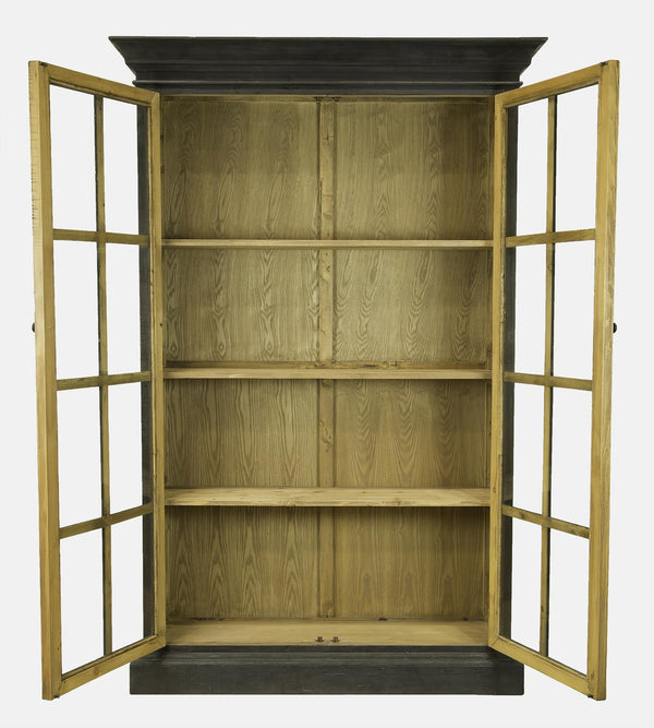 Ebony Library Cabinet-Blue Hand Home