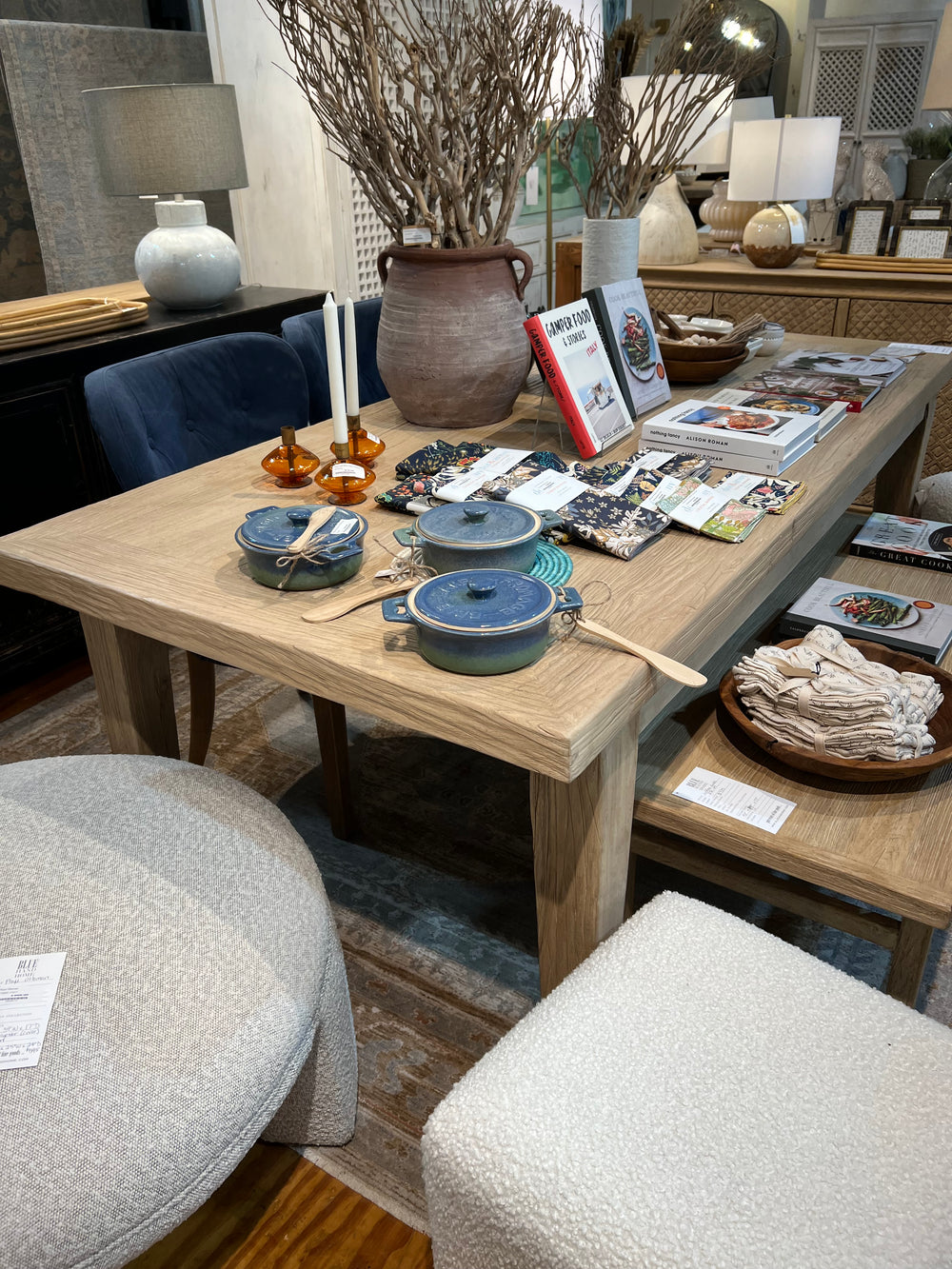 Dale Dining Table - 84-Blue Hand Home