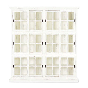 English Bookcase 2 Column-Blue Hand Home