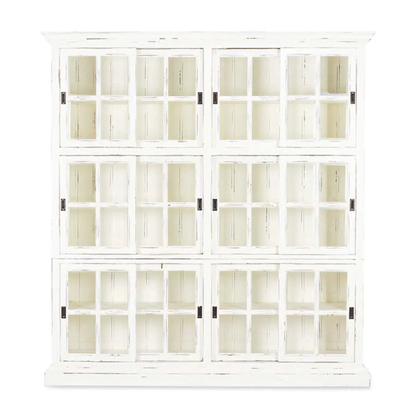 English Bookcase 2 Column-Blue Hand Home