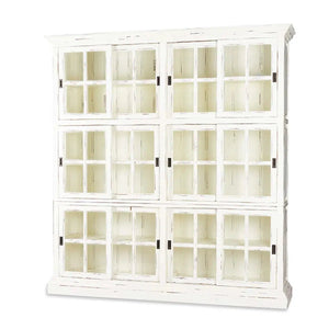 English Bookcase 2 Column-Blue Hand Home