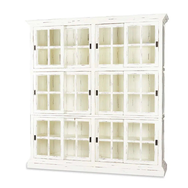 English Bookcase 2 Column-Blue Hand Home