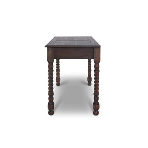 Console Desk w/ Barley Twist Leg-Blue Hand Home