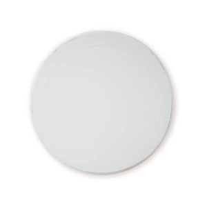 Luna Round 3 Tier Side Table In Architectural White-Blue Hand Home