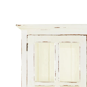 Aries Glass Door Bookcase-Blue Hand Home