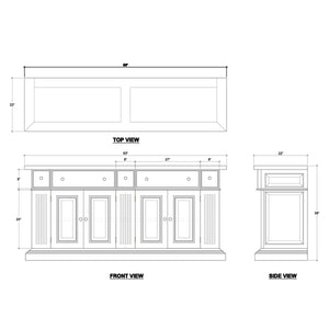Edwardian Sideboard-Blue Hand Home