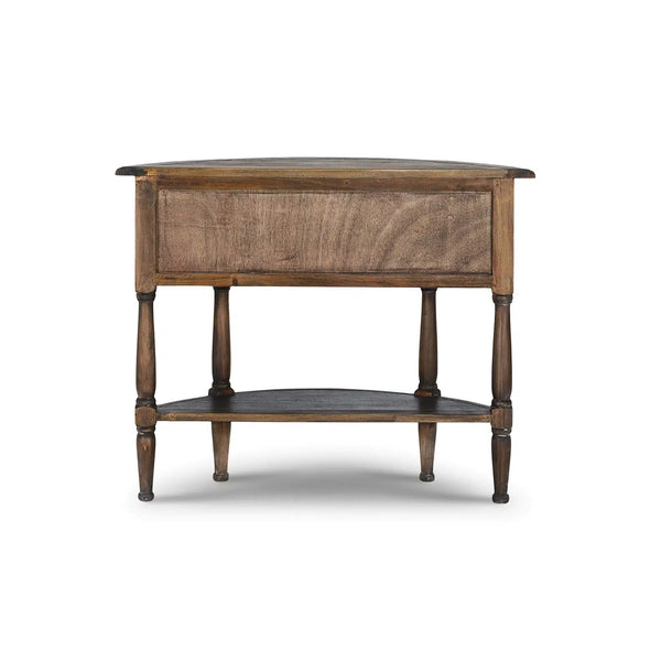 Demi-Lune Table-Blue Hand Home