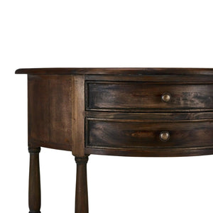 Demi-Lune Table-Blue Hand Home