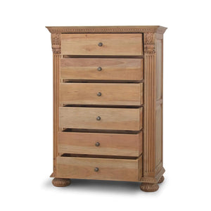 Charleston Tall Boy Dresser-Blue Hand Home