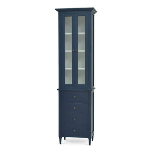 Jefferson Tall Bath Cabinet-Blue Hand Home