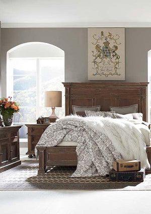 Empire Bed Queen-Blue Hand Home