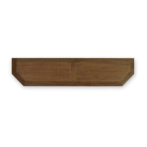 Cape Cod Narrow Media Console In Straw Wash & Architectural White-Blue Hand Home