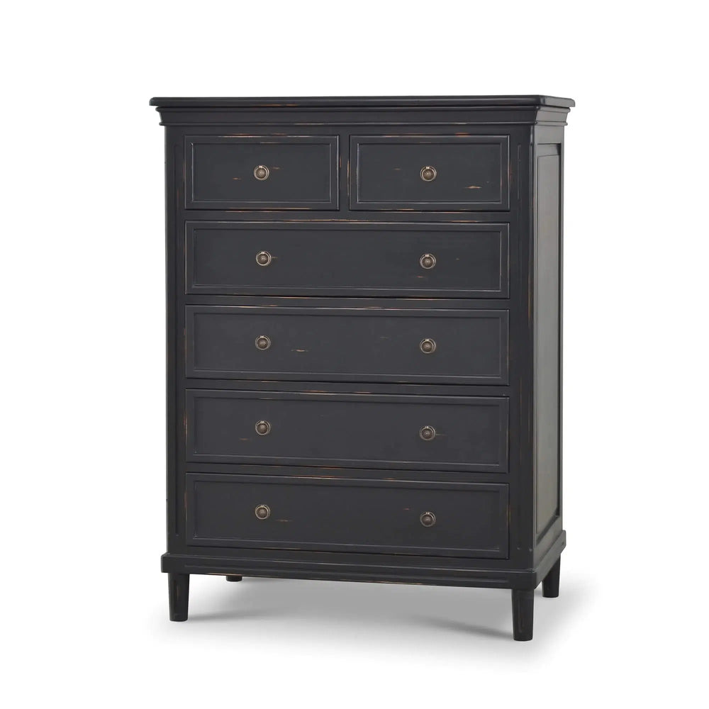Hayward 6 Drawer Tall Boy-Blue Hand Home