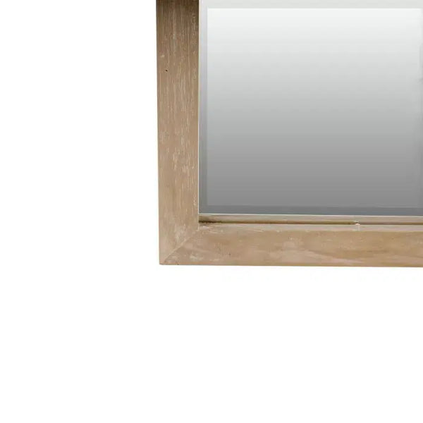 Yasmin Mirror in Sandbar-Blue Hand Home