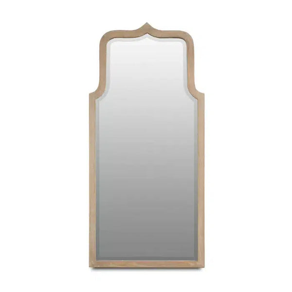 Yasmin Mirror in Sandbar-Blue Hand Home
