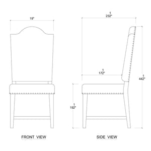 Lorient Dining Chair-Blue Hand Home