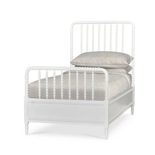 Cholet Bed Twin in Architectural White-Blue Hand Home