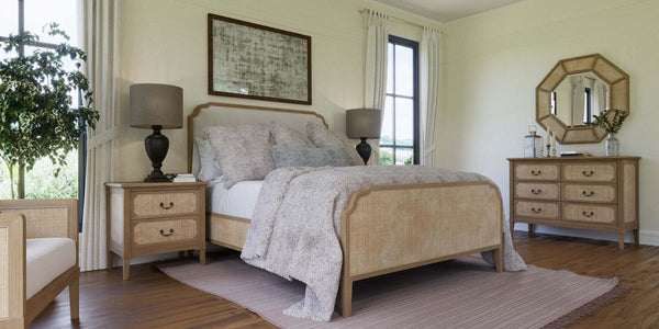 Marisol Bed King-Blue Hand Home