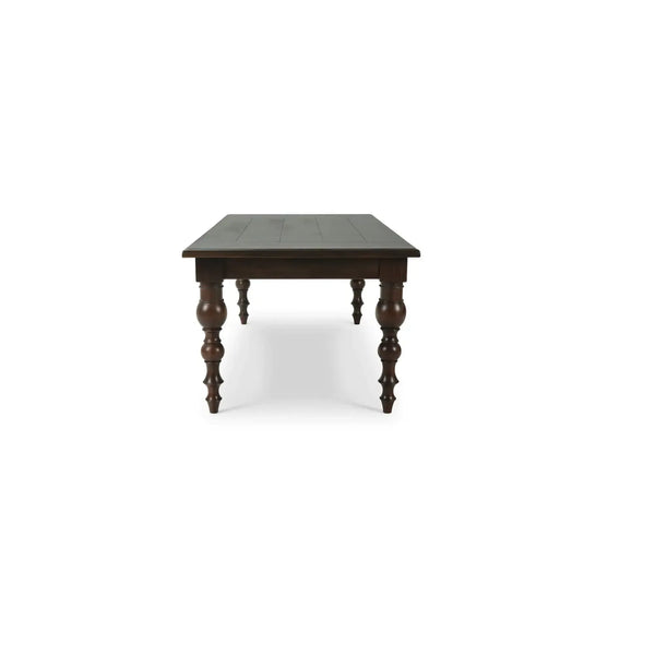 Madison Rectangular Dining Table 84" In Walnut-Blue Hand Home