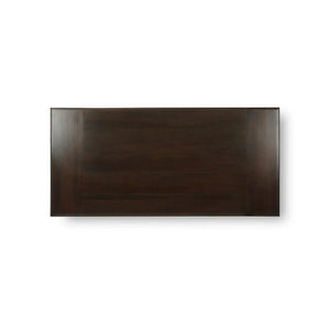 Madison Rectangular Dining Table 84" In Walnut-Blue Hand Home