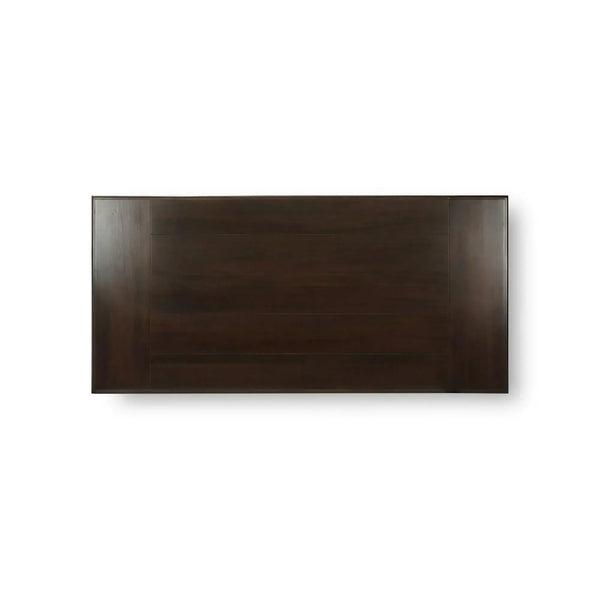 Madison Rectangular Dining Table 84" In Walnut-Blue Hand Home