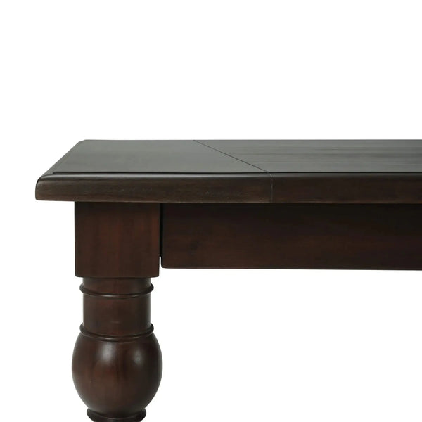 Madison Rectangular Dining Table 84" In Walnut-Blue Hand Home