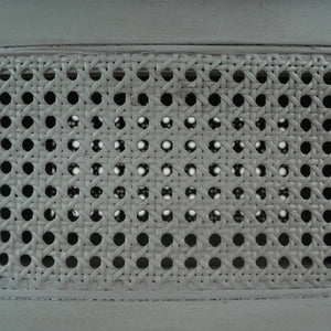 Montego Side Table w/ Rattan Door-Blue Hand Home