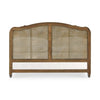 Covington Bed King In Straw Wash w/ Rattan Glaze-Blue Hand Home