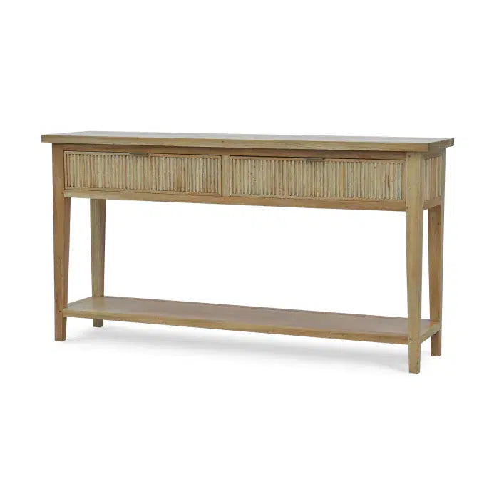 Kraton Console Table In Fruitwood-Blue Hand Home