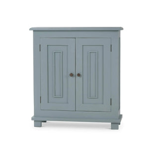 Osborn Narrow 2 Door Cabinet in Ocean Blue-Blue Hand Home