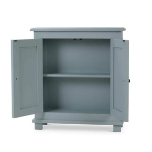 Osborn Narrow 2 Door Cabinet in Ocean Blue-Blue Hand Home