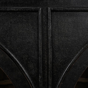 Vannes 4 Door Sideboard w/ Glass Shelves-Blue Hand Home