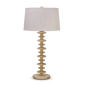 Milano Table Lamp in Fruitwood-Blue Hand Home