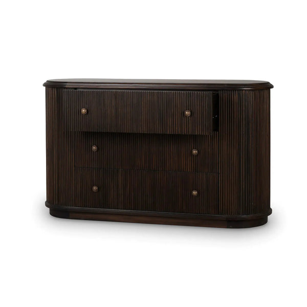 Kraton 3 Drawer Oval Dresser-Blue Hand Home