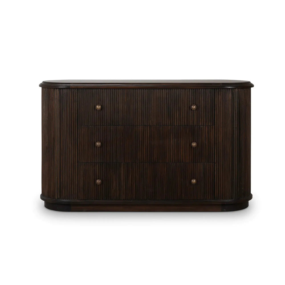 Kraton 3 Drawer Oval Dresser-Blue Hand Home
