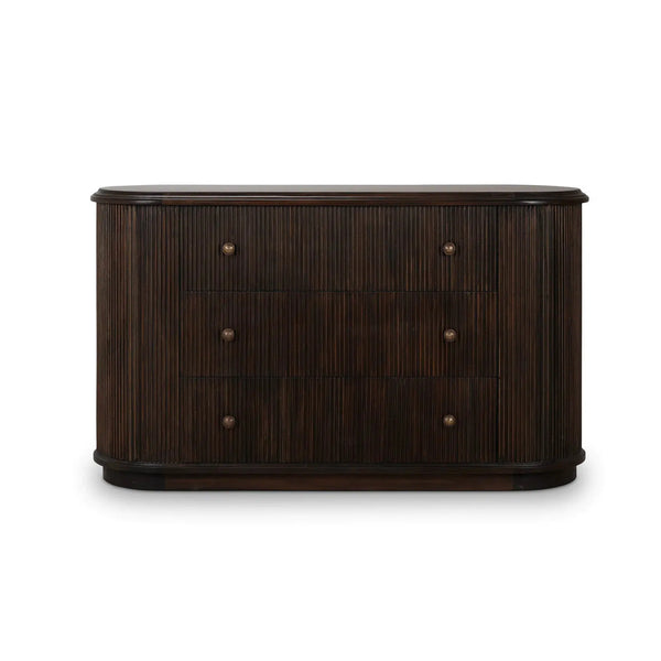 Kraton 3 Drawer Oval Dresser-Blue Hand Home