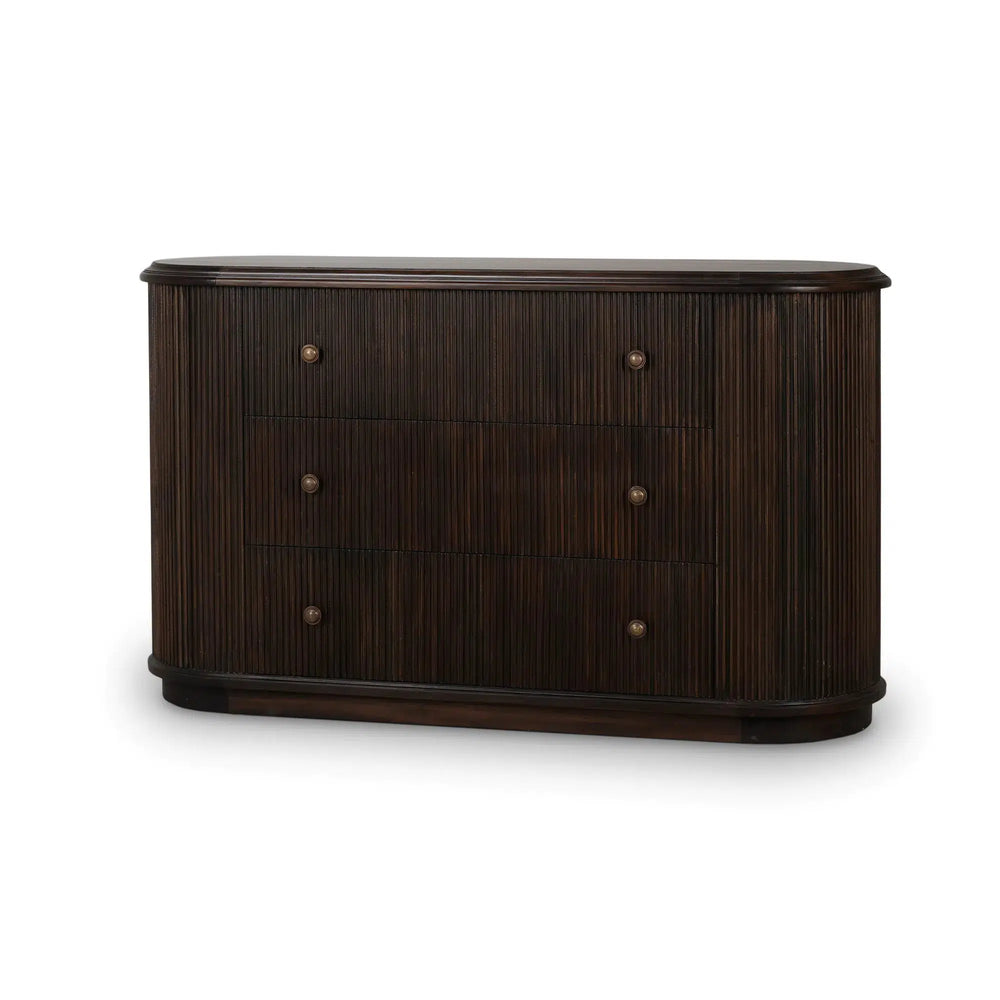 Kraton 3 Drawer Oval Dresser-Blue Hand Home