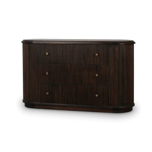 Kraton 3 Drawer Oval Dresser-Blue Hand Home