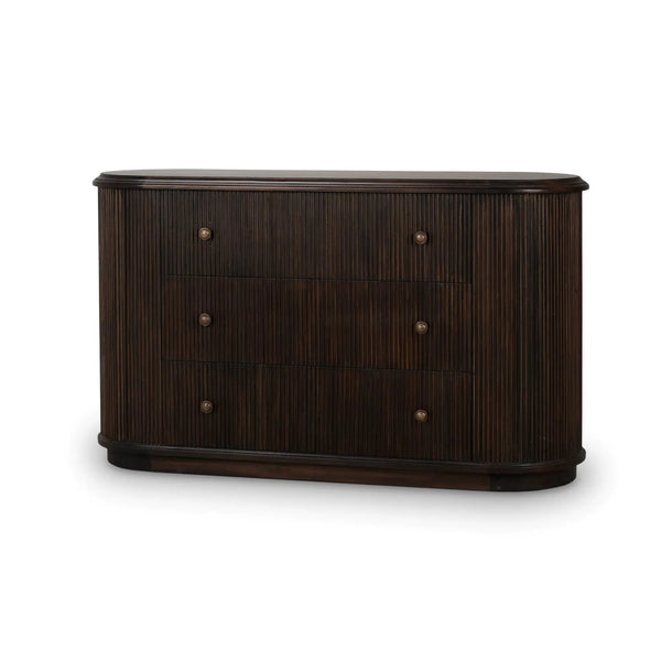 Kraton 3 Drawer Oval Dresser-Blue Hand Home