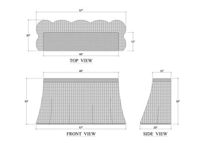 Newport Rattan Console-Blue Hand Home