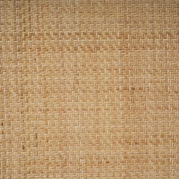 Willis Swivel Chair W/ Mahogany Frame In Straw Wash & Rattan Natural W/ Dinara Natural Performance Fabric-Blue Hand Home