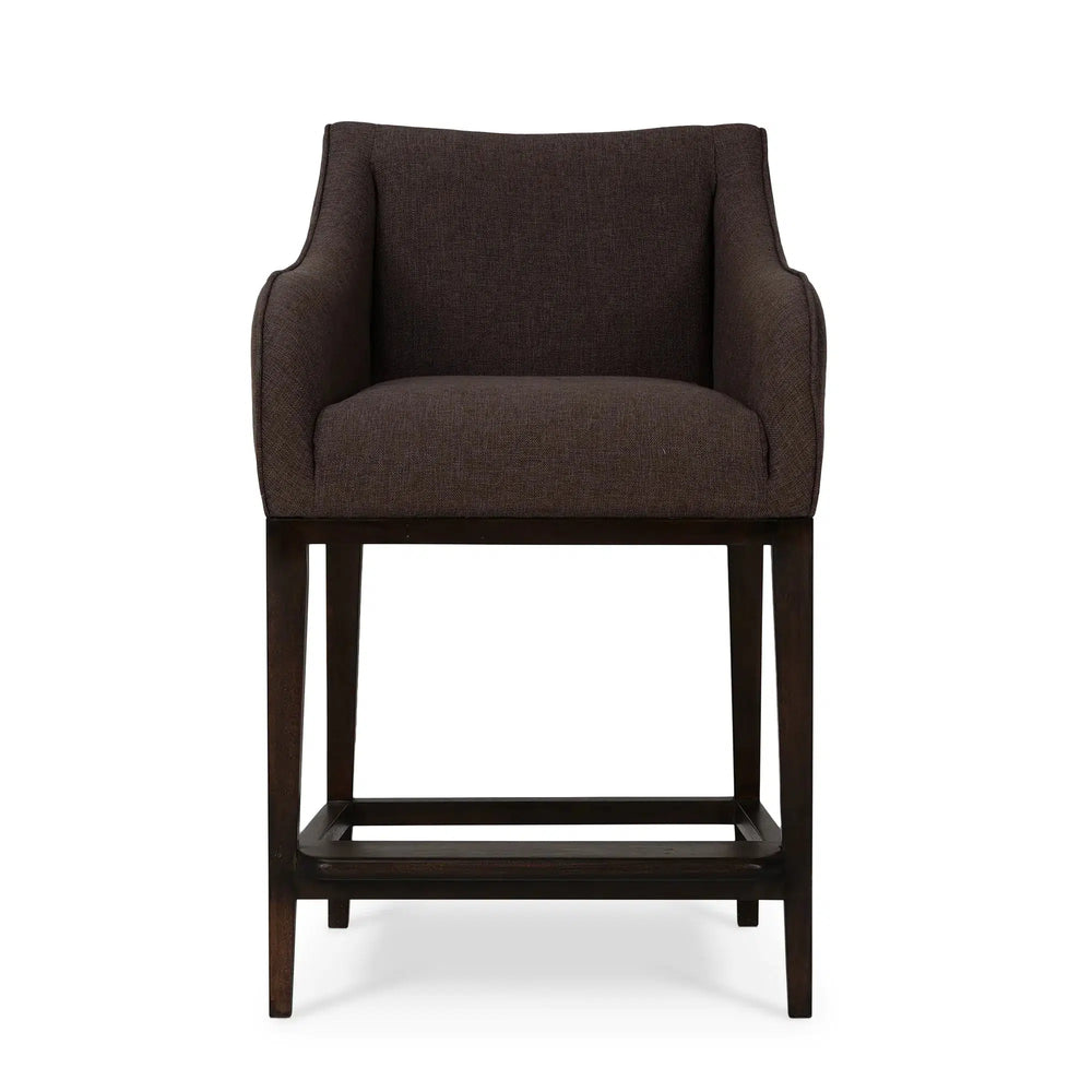 Elanor Counter Stool w/ Arms-Blue Hand Home