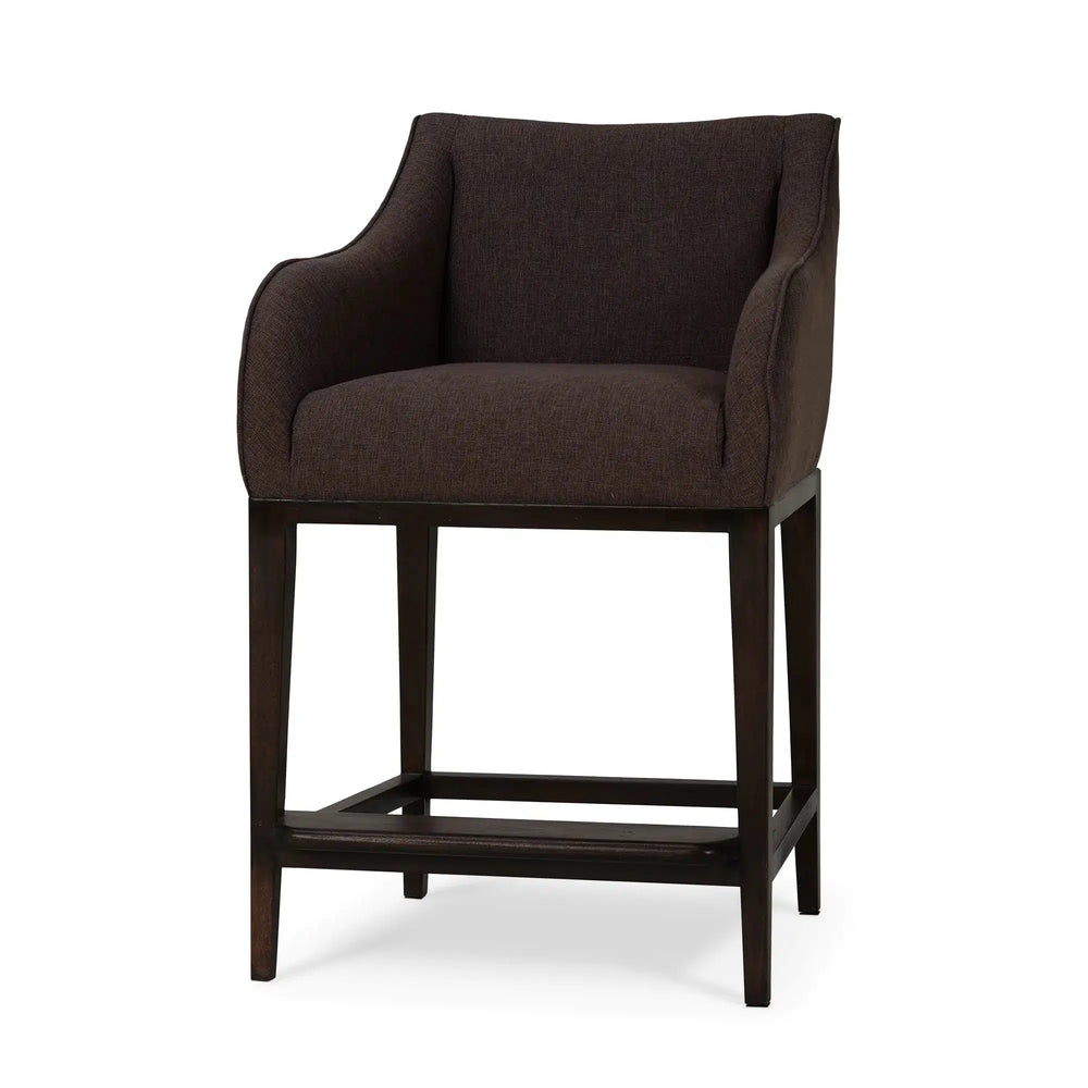 Elanor Counter Stool w/ Arms-Blue Hand Home